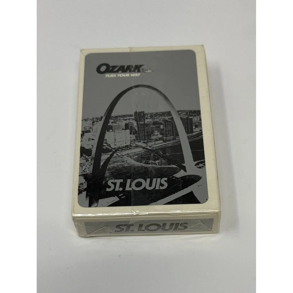NIB 1983 OZARK AIR LINES RCI Playing Cards ~ Factory Sealed Deck ~ St. Louis
